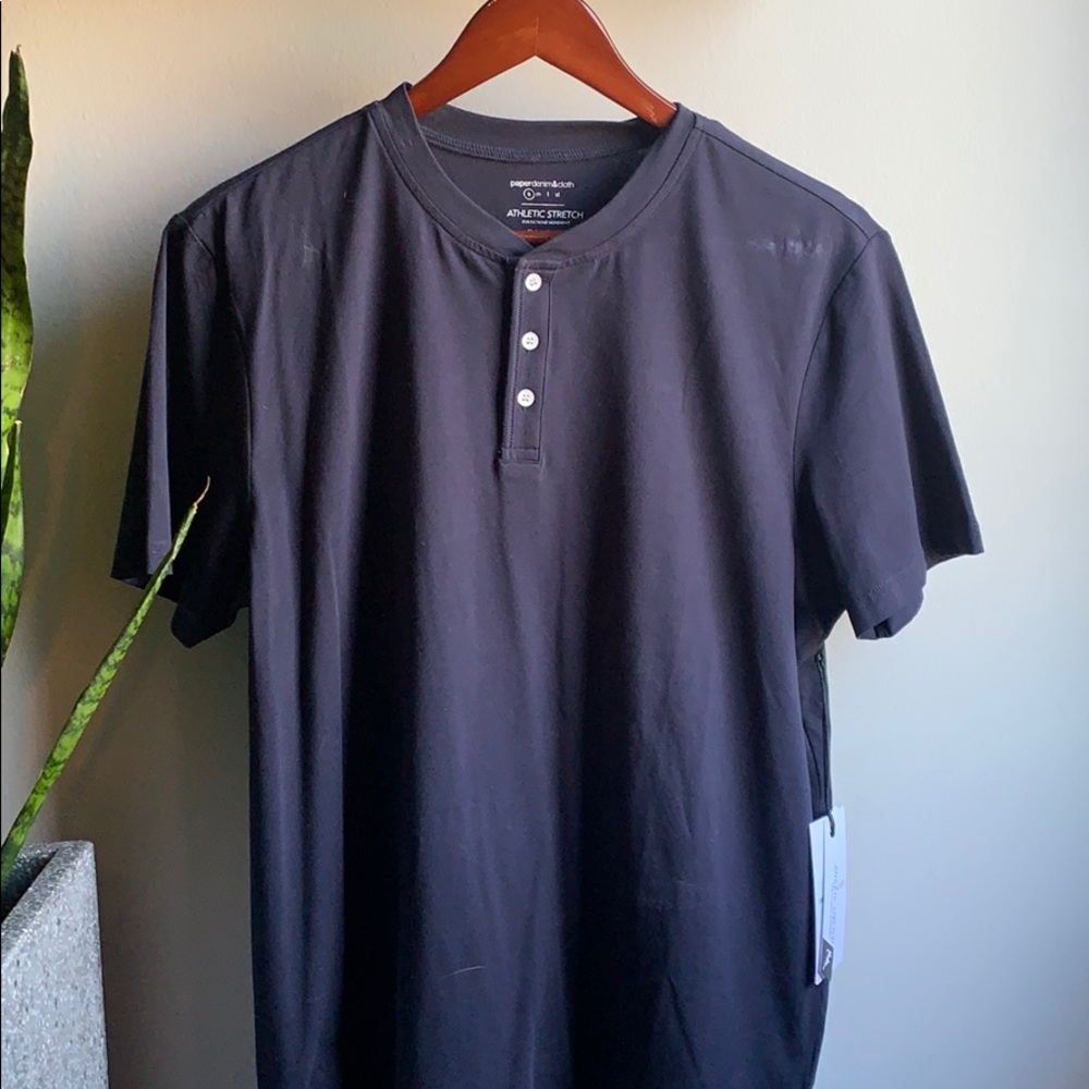 Paper Denim and Cloth Athletic Navy T-shirt